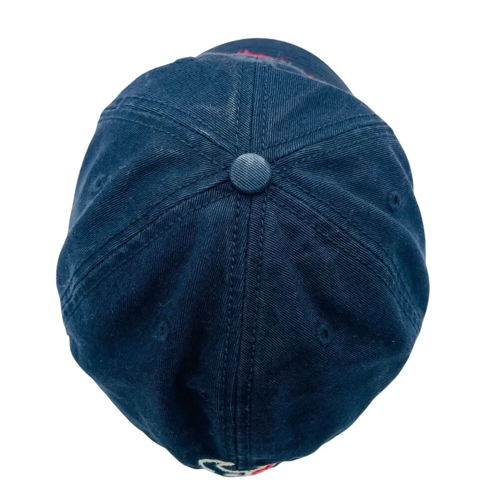 47 Brand Houston Texans Fitted Hat Cap Sz Large Navy Blue Recycled NFL Football